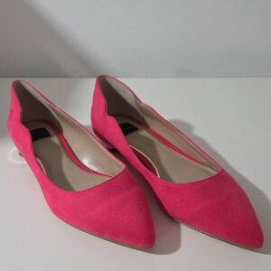 WHBM Scalloped Pink Women's Flats